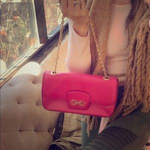 Salvatore Ferragamo Pink & Gold Bag